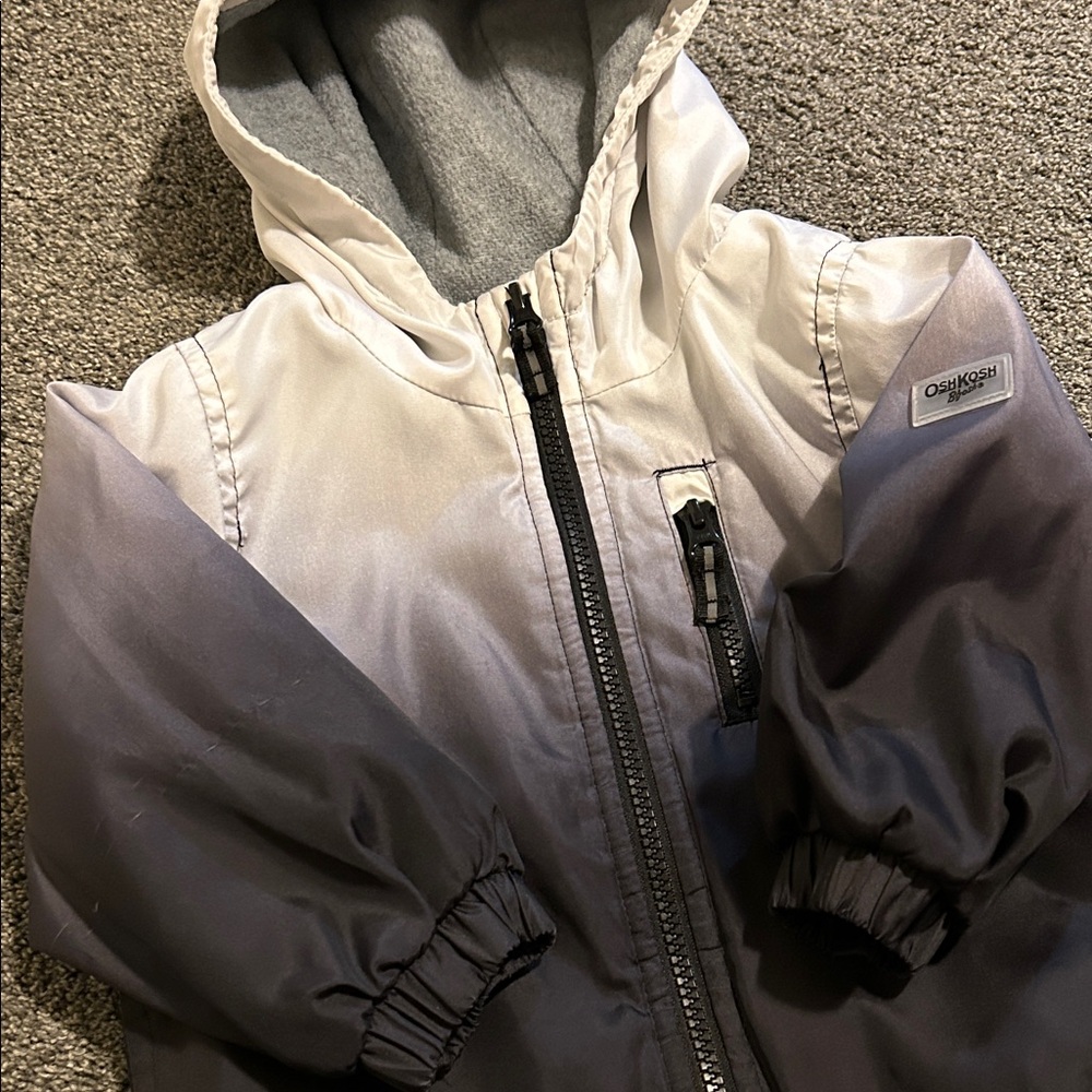 OshKosh B'gosh Kids Ombre Gray Puffer Jacket